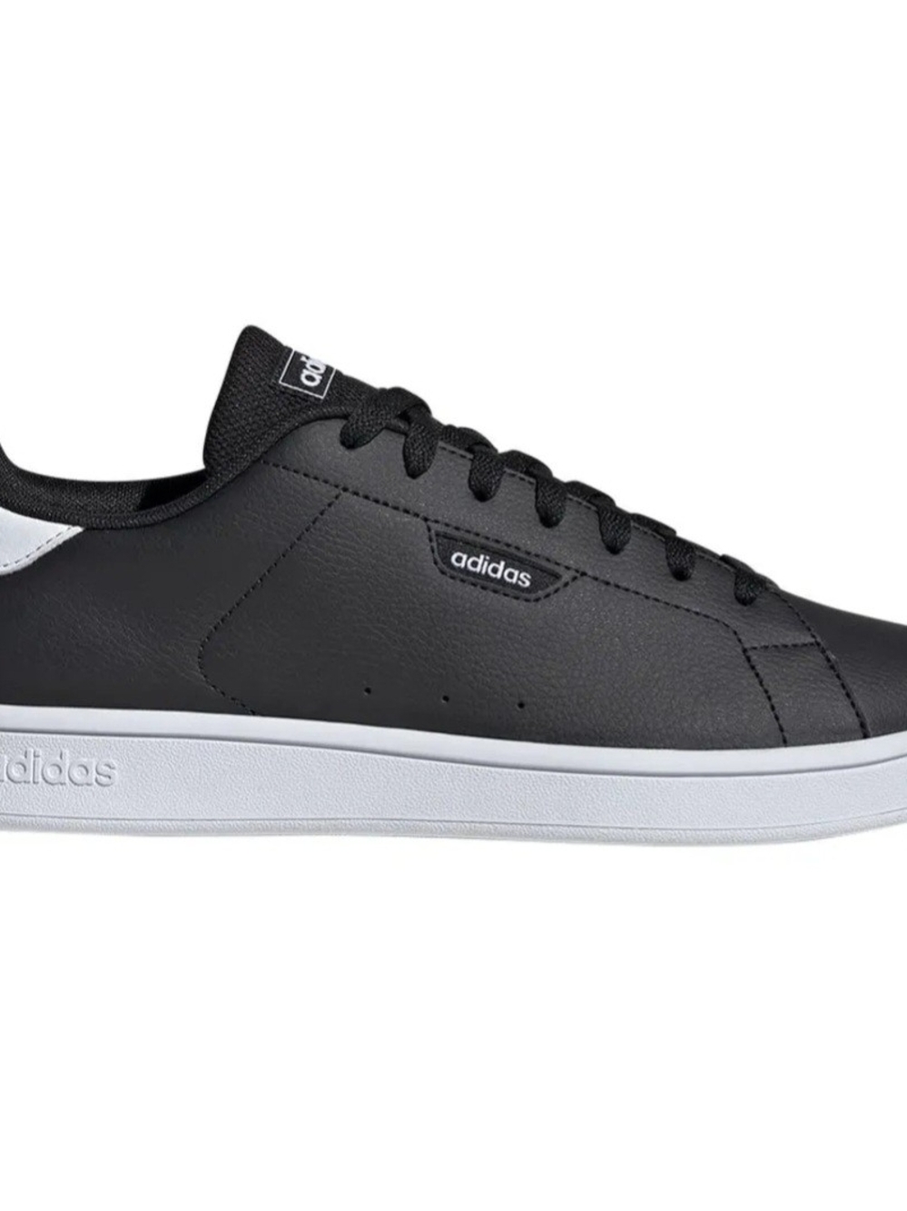 adidas Black & White Court-Style Sneaker